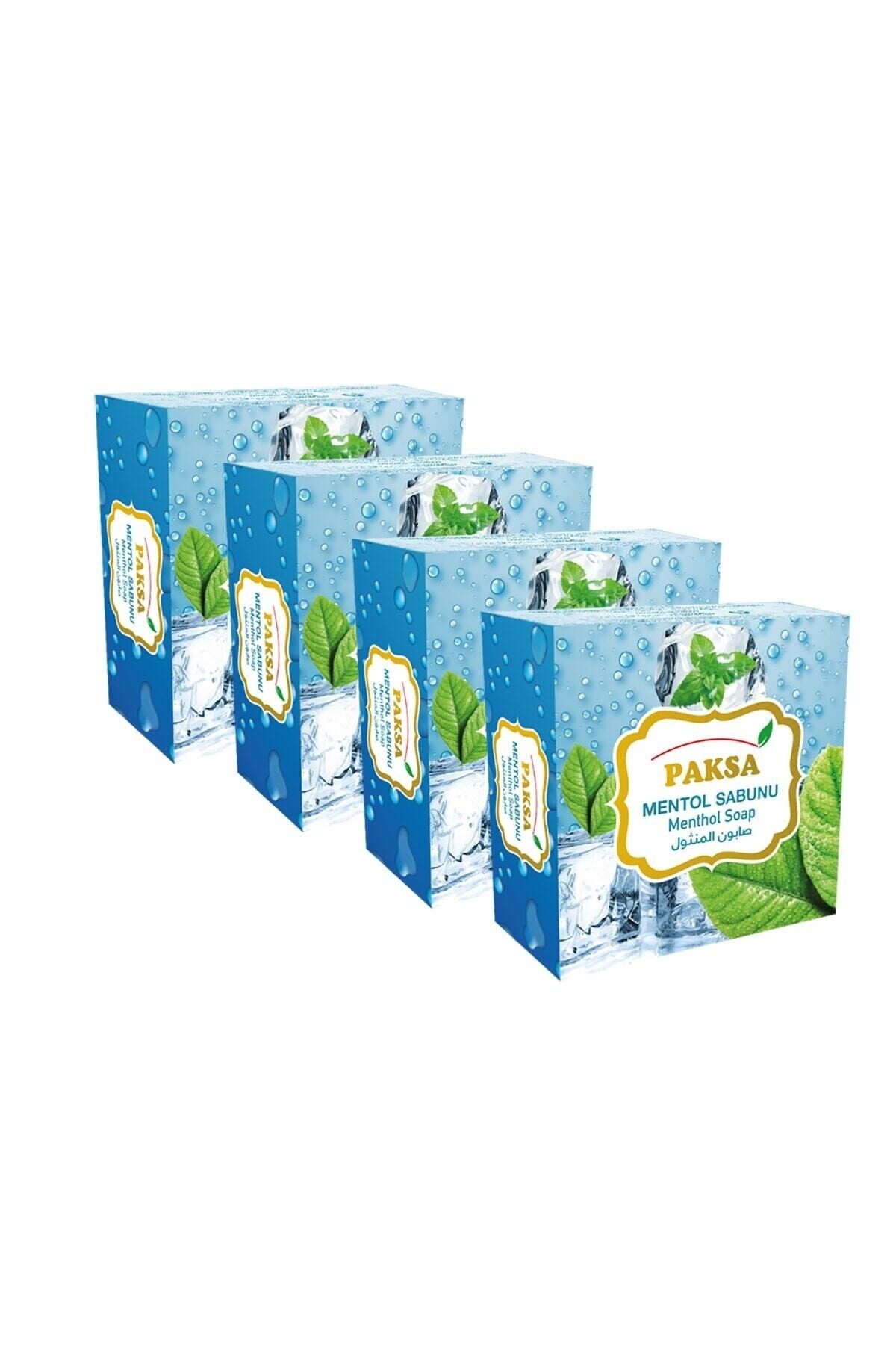 Mentol Sabunu 4 x 125 gr | Mentol Özlü, Ferahlatıcı, Canlandırıcı ve Derinlemesine Arındırıcı Bakım Sabun Seti