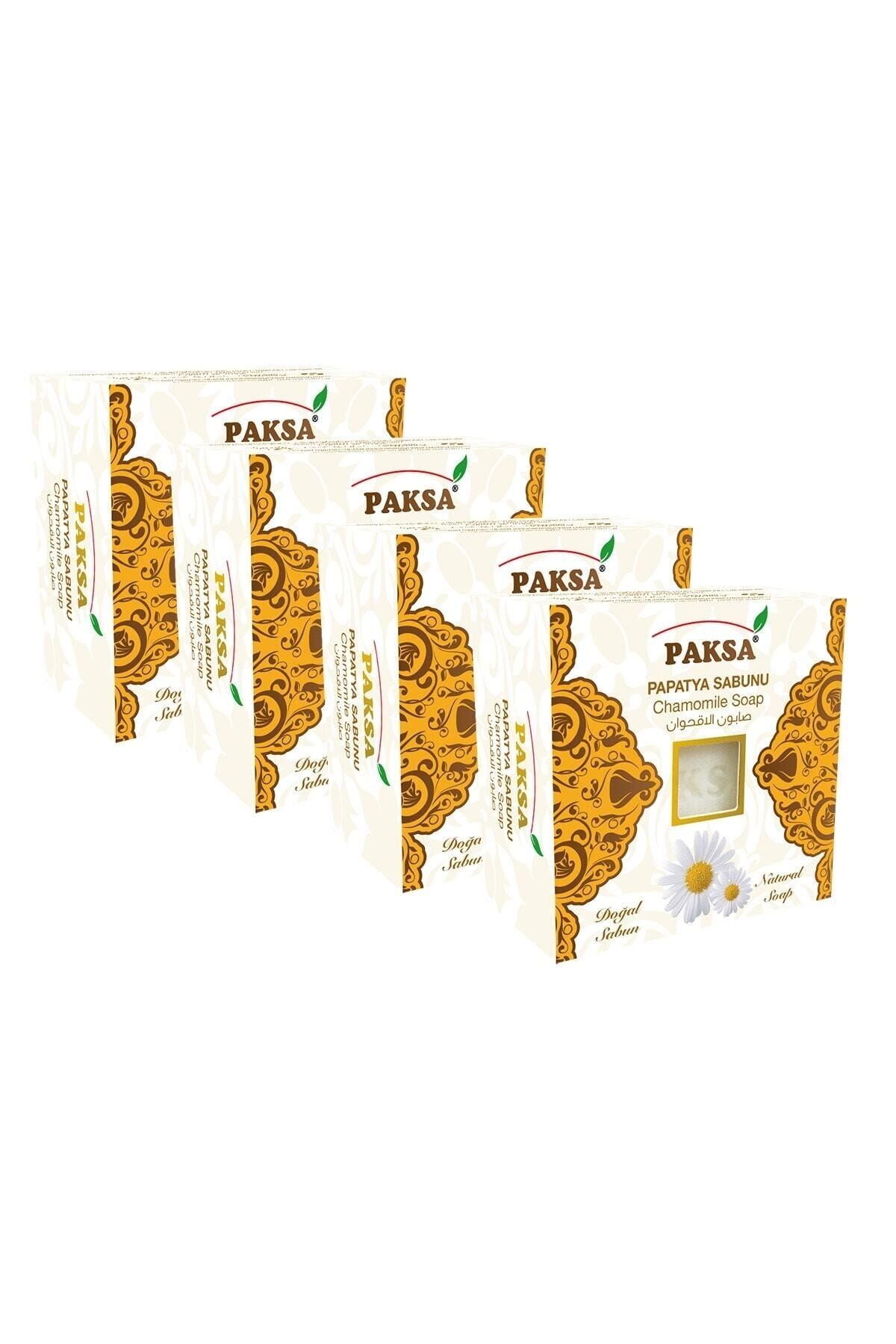 Papatya Sabunu 4 x 125 gr | Papatya Özlü, Yatıştırıcı, Rahatlatıcı ve Doğal Cilt Bakım Sabun Seti