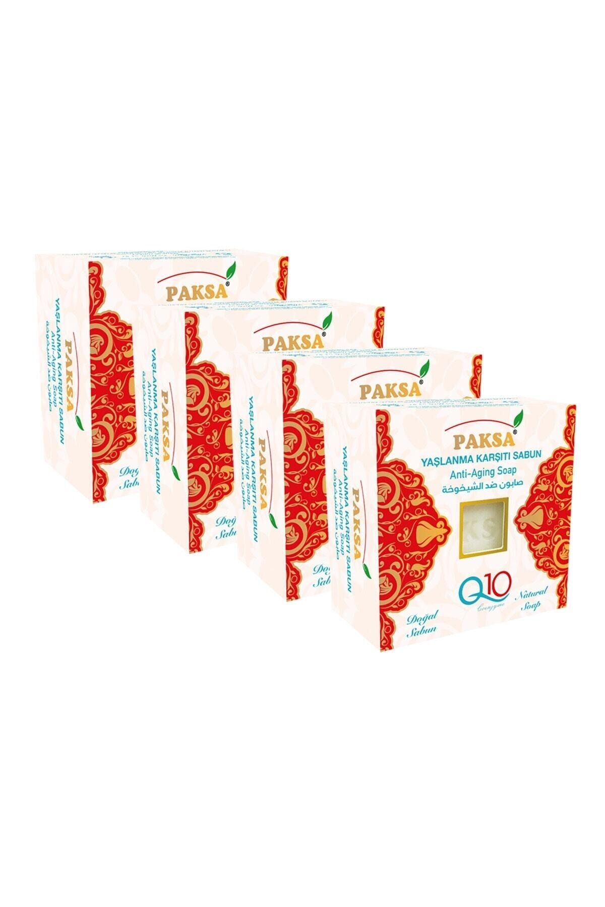 Q10 Yaşlanma Karşıtı Sabun 4 x 125 gr | Koenzim Q10 Özlü, Yenileyici, Sıkılaştırıcı ve Gençlik Odaklı Bakım Sabun Seti