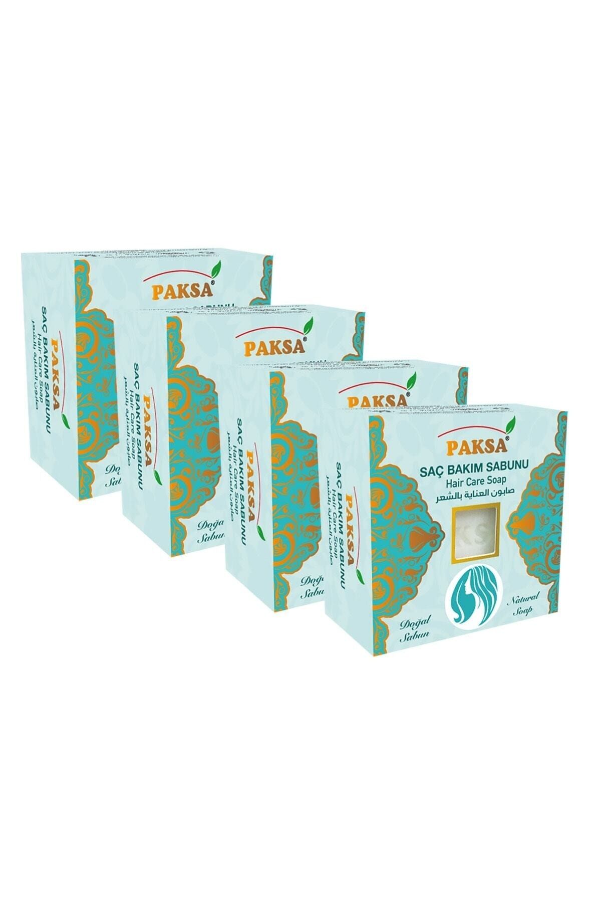 Saç Bakım Sabunu 4 x 125 gr | Özel Bitkisel Özlü, Güçlendirici, Besleyici ve Saç Derisi Bakım Sabun Seti