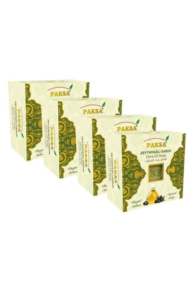 Zeytinyağlı Sabun 4 x 125 gr | Saf Zeytinyağı Özlü, Doğal Nemlendirici, Besleyici ve Arındırıcı Geleneksel Sabun Seti