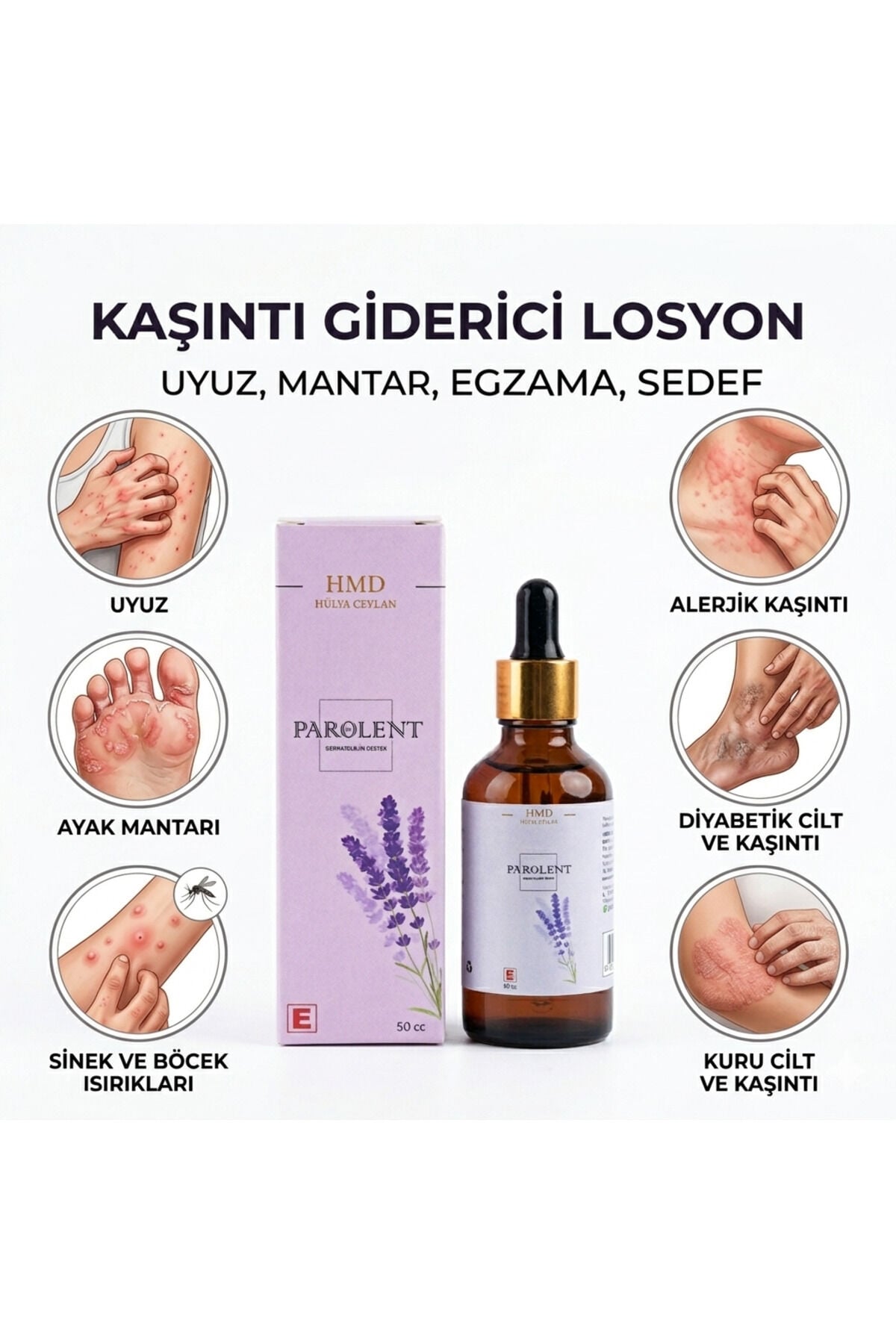 Kaşıntı ve Mantar Karşıtı Bariyer Koruyucu-Yoğun Cilt Bakım Losyonu 50 cc (Alerjik, Mantar, Kaşıntı, Koku) ile cildinizde hassasiyet yaratan etkenlere karşı güçlü bir kalkan oluşturarak gün boyu rahatlatıcı ve koruyucu bir bakım sağlayın.