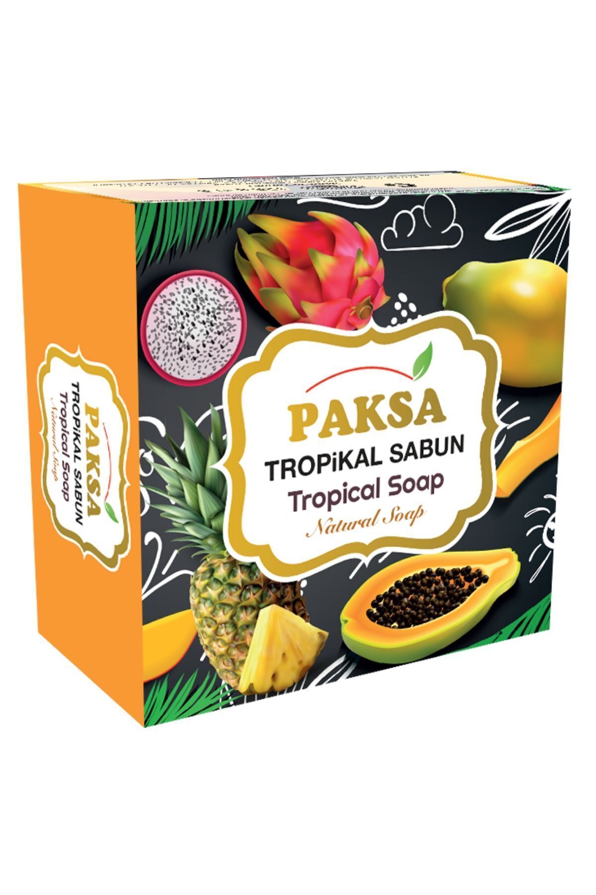Tropikal Sabun 125 gr | Tropikal Meyve Özlü, Canlandırıcı, Ferahlatıcı ve Yumuşatıcı Geleneksel Sabun