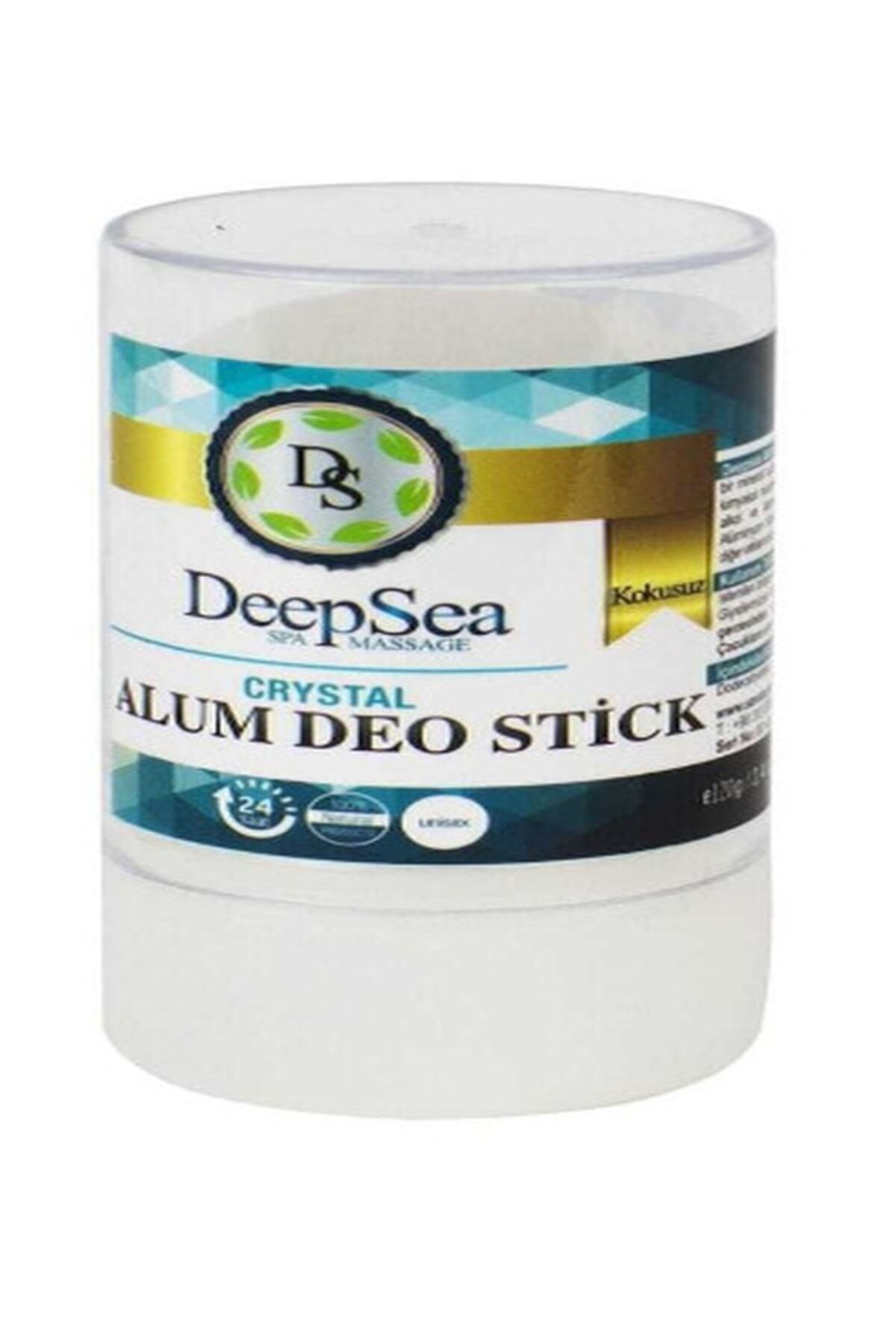 Kristal Doğal Tuz Roll-On 60 gr | %100 Doğal Mineral Tuz İçeren Ter Kokusu Giderici Deodorant