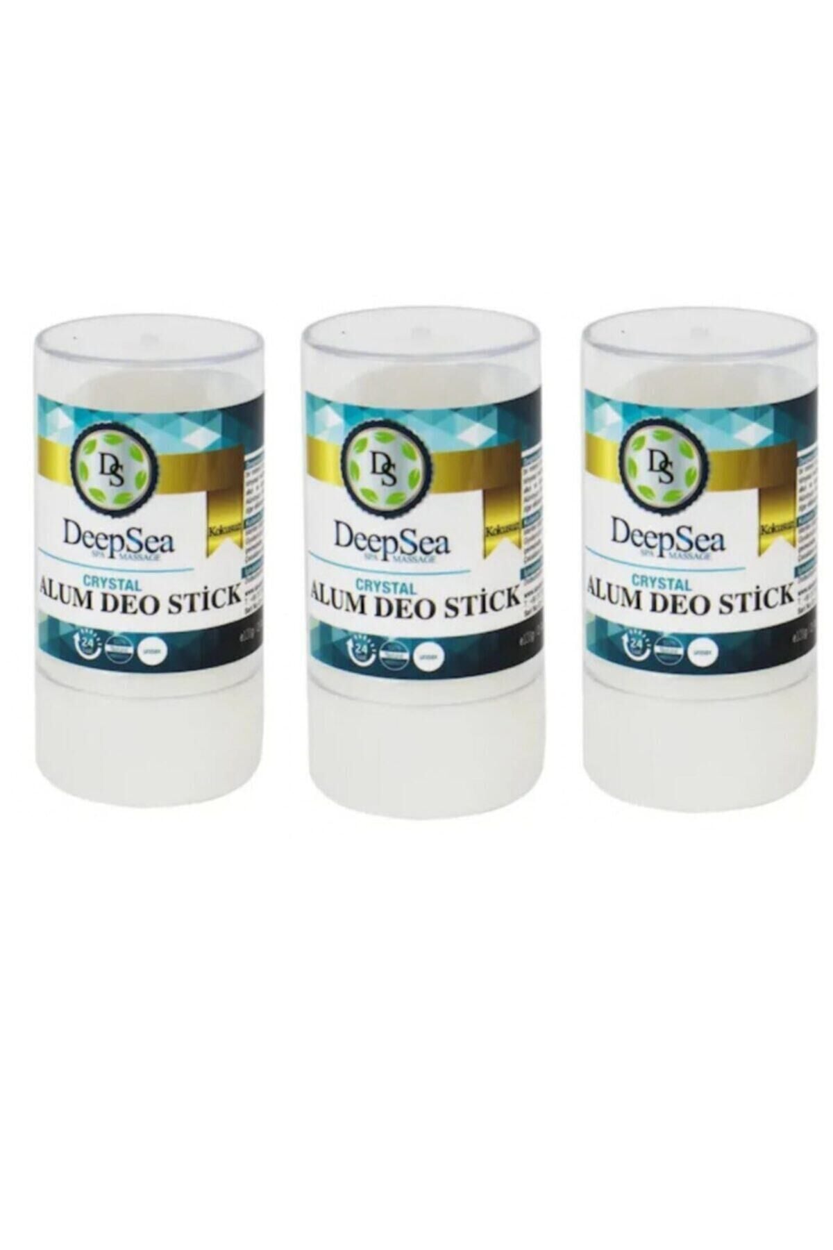 Kristal Doğal Tuz Roll-On 60 gr x 3 Ad.| %100 Doğal Mineral Tuz İçeren Ter Kokusu Giderici Deodorant