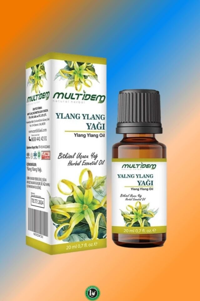 Ylang Ylang Uçucu Bitkisel Yağı 2 x 20 ml |  Doğal Uçucu Yağ, Rahatlatıcı, Dengeleyici ve Hoş Kokulu Kişisel Bakım Seti