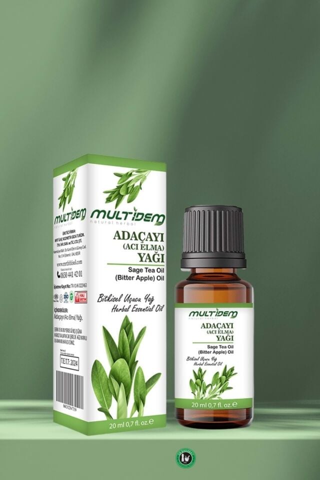 Adaçayı Yağı 2 x 20 ml | Doğal Bitkisel Sabit Yağ, Arındırıcı ve Dengeleyici Cilt Bakım Seti