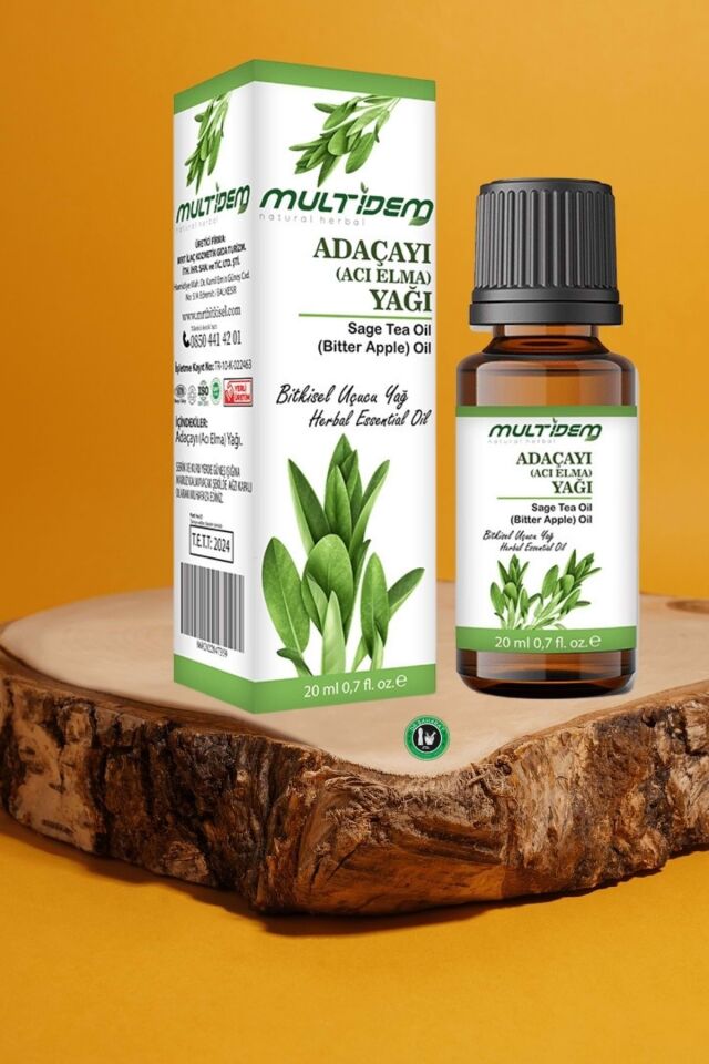 Adaçayı Yağı 2 x 20 ml | Doğal Bitkisel Sabit Yağ, Arındırıcı ve Dengeleyici Cilt Bakım Seti