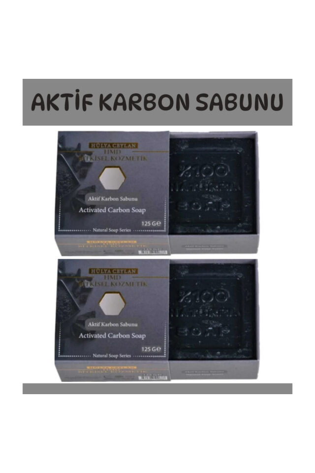 Aktif Karbon Sabunu 125 gr | Gözenek Arındırıcı, Detoks Etkili, Yağ Dengeleyici ve Derinlemesine Temizleyici Geleneksel Sabun