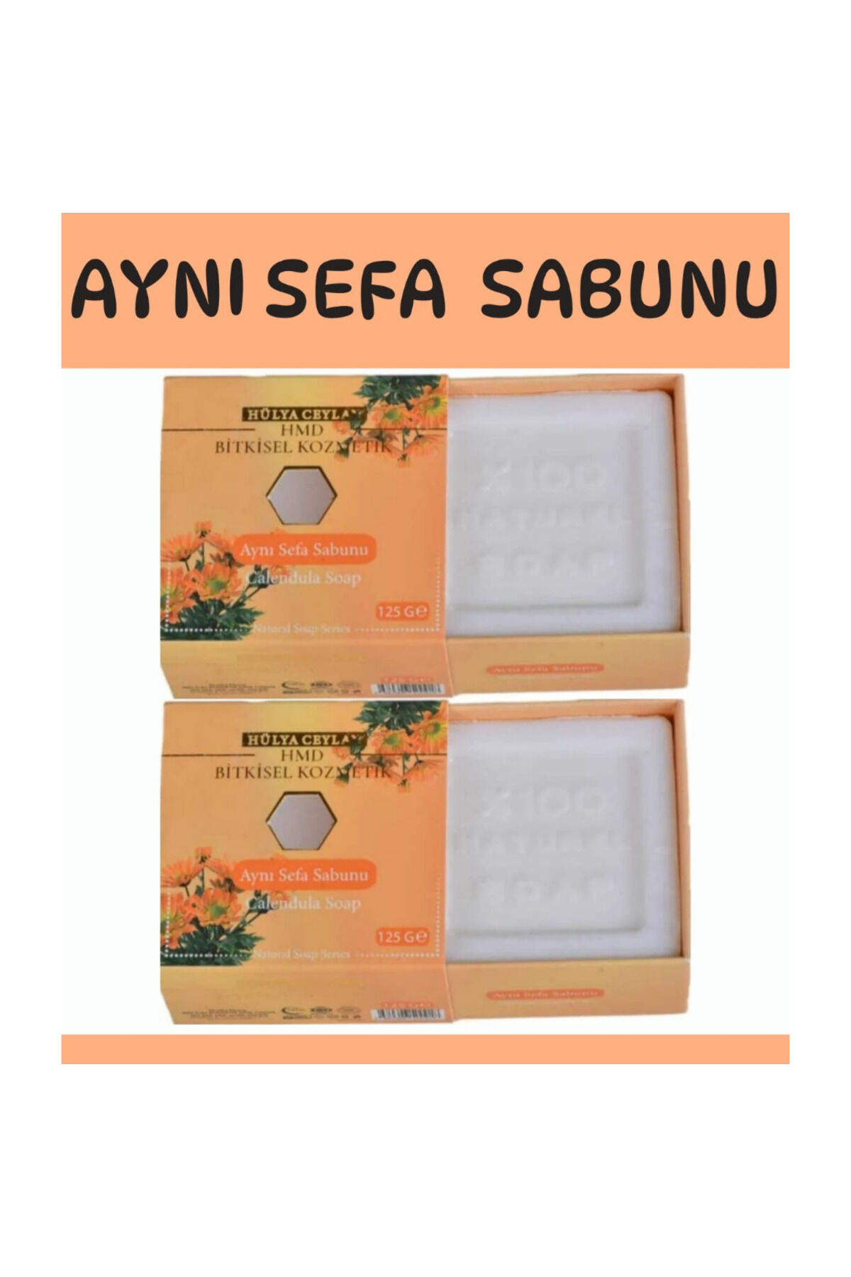 Aynısefa Sabunu 2 x 125 gr | Aynısefa Özlü, Yatıştırıcı, Onarıcı ve Nemlendirici Geleneksel Doğal Sabun Seti