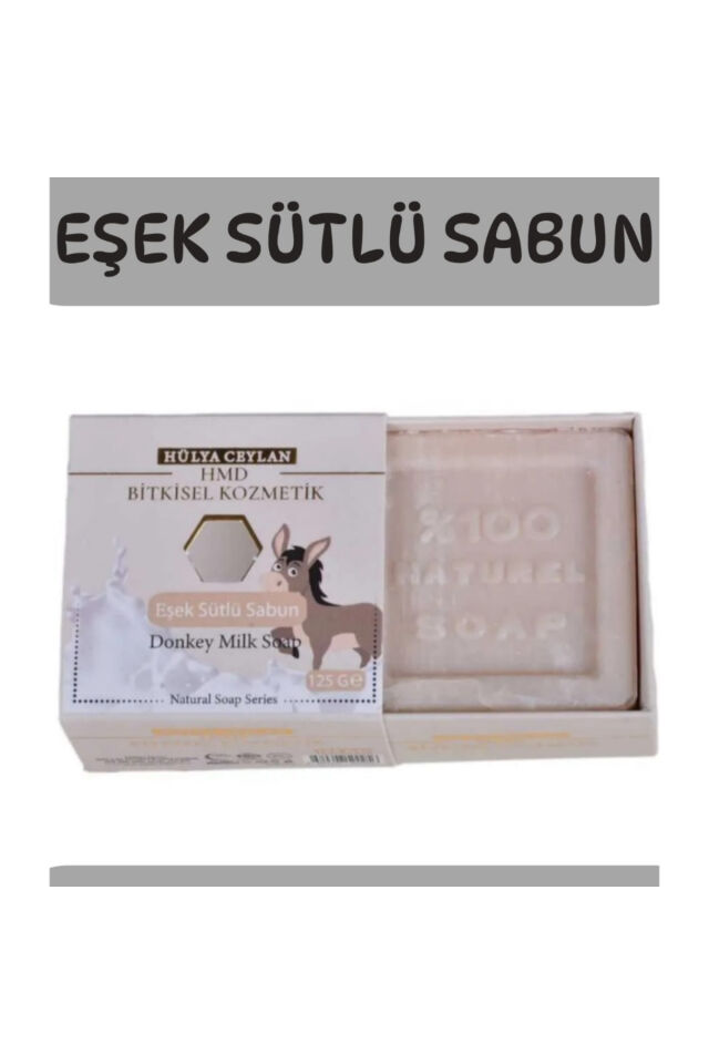 Eşek Sütü Sabunu 2 x 125 gr | Cilt Bakımı İçin Besleyici, Nemlendirici ve Yenileyici Geleneksel Doğal Sabun Seti