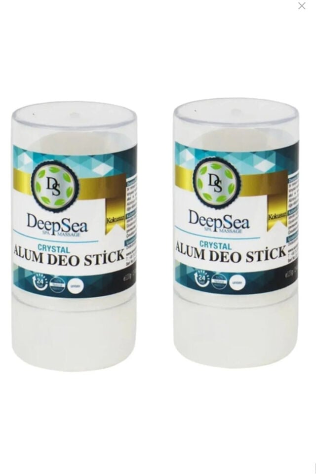 Kristal Doğal Tuz Roll-On 60 gr x 2 Ad.| %100 Doğal Mineral Tuz İçeren Ter Kokusu Giderici Deodorant