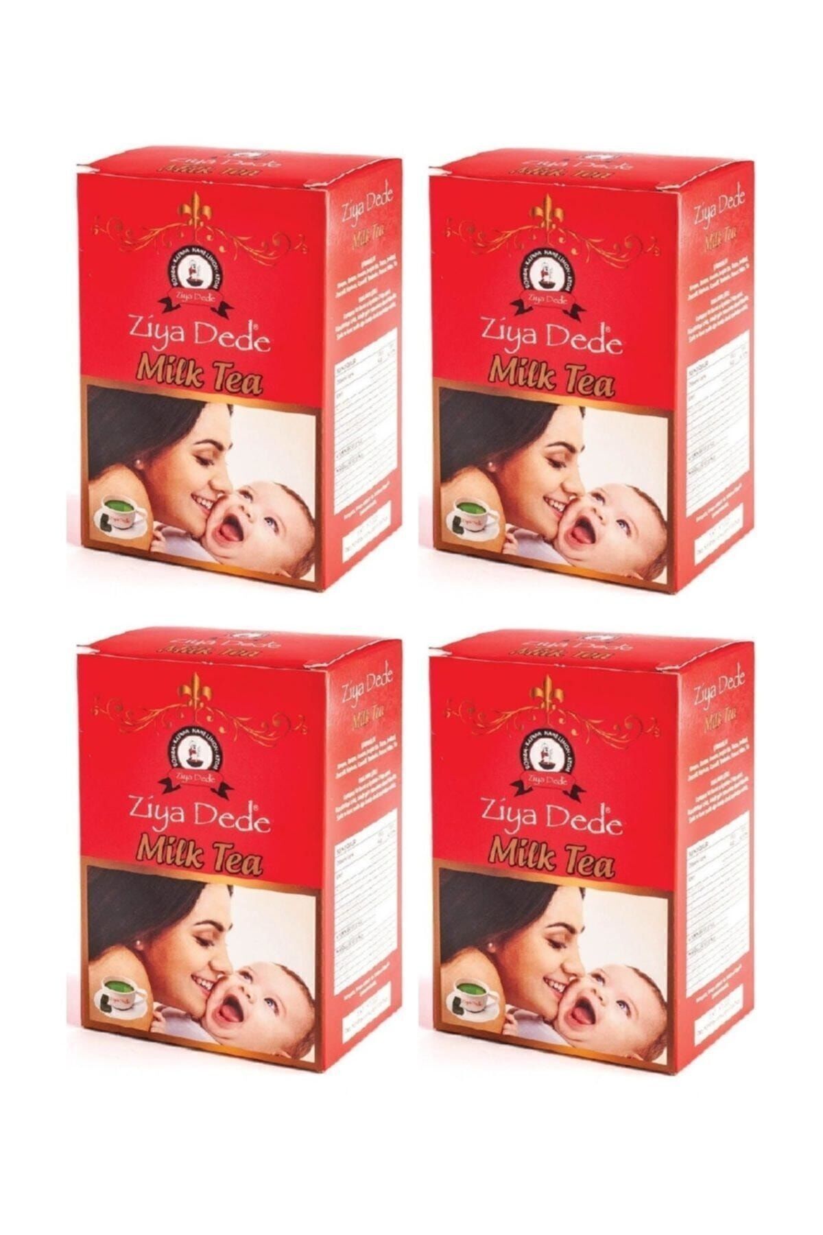 Ziya Dede Milk Tea Çayı 4 x 200 gr| Emziren Anneler İçin Özel Formüllü Anne Sütü Artırıcı Bitki Çayı Seti