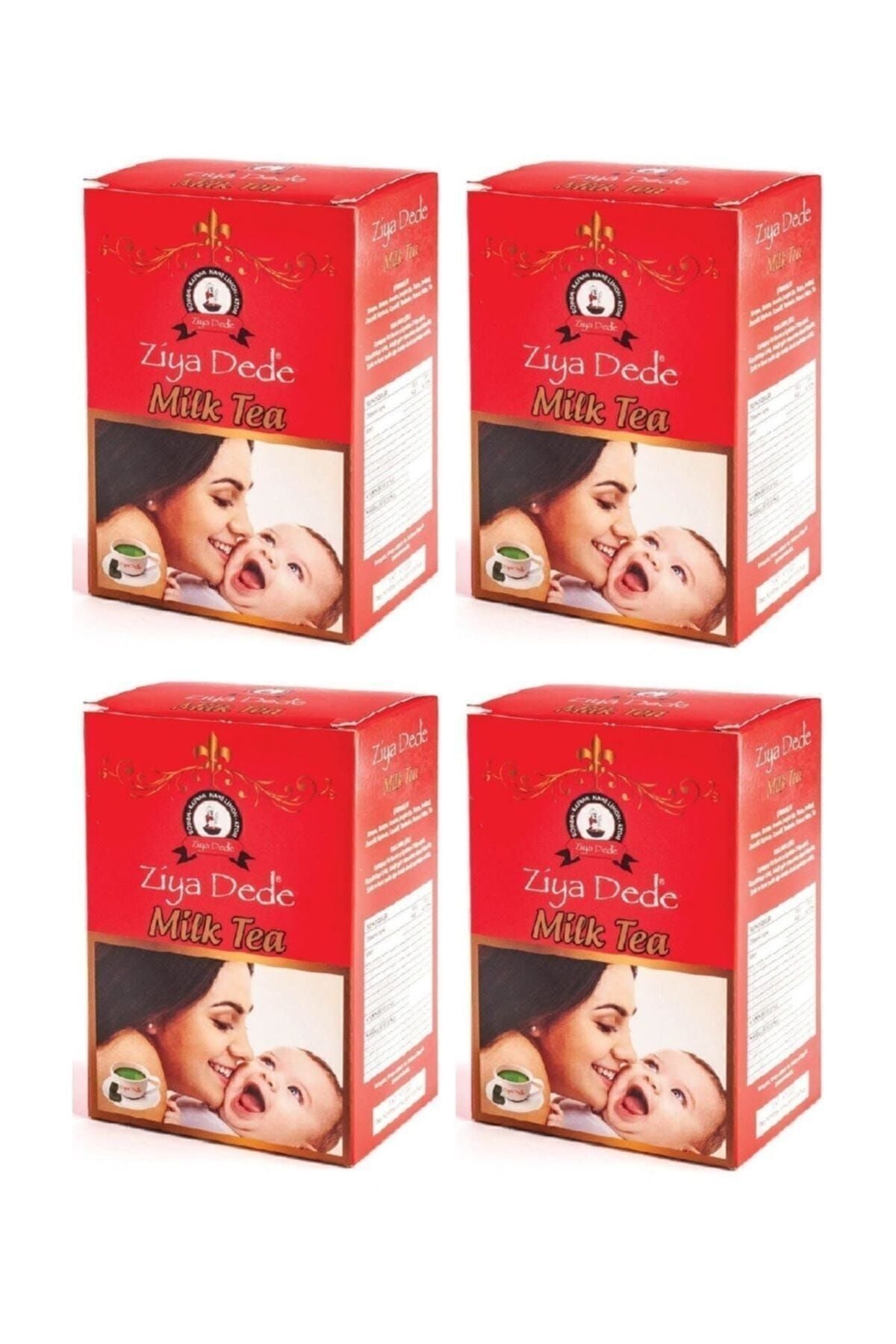 Ziya Dede Milk Tea Çayı 4 x 200 gr| Emziren Anneler İçin Özel Formüllü Anne Sütü Artırıcı Bitki Çayı Seti