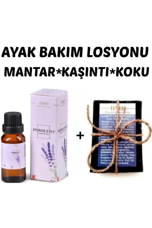 Bitkisel Ayak Bakım Seti | Ayak Kokusu, Kaşıntı ve Mantar Karşıtı Yoğun Arındırıcı, Ferahlatıcı ve Hijyen Sağlayıcı Komple Bakım Kiti