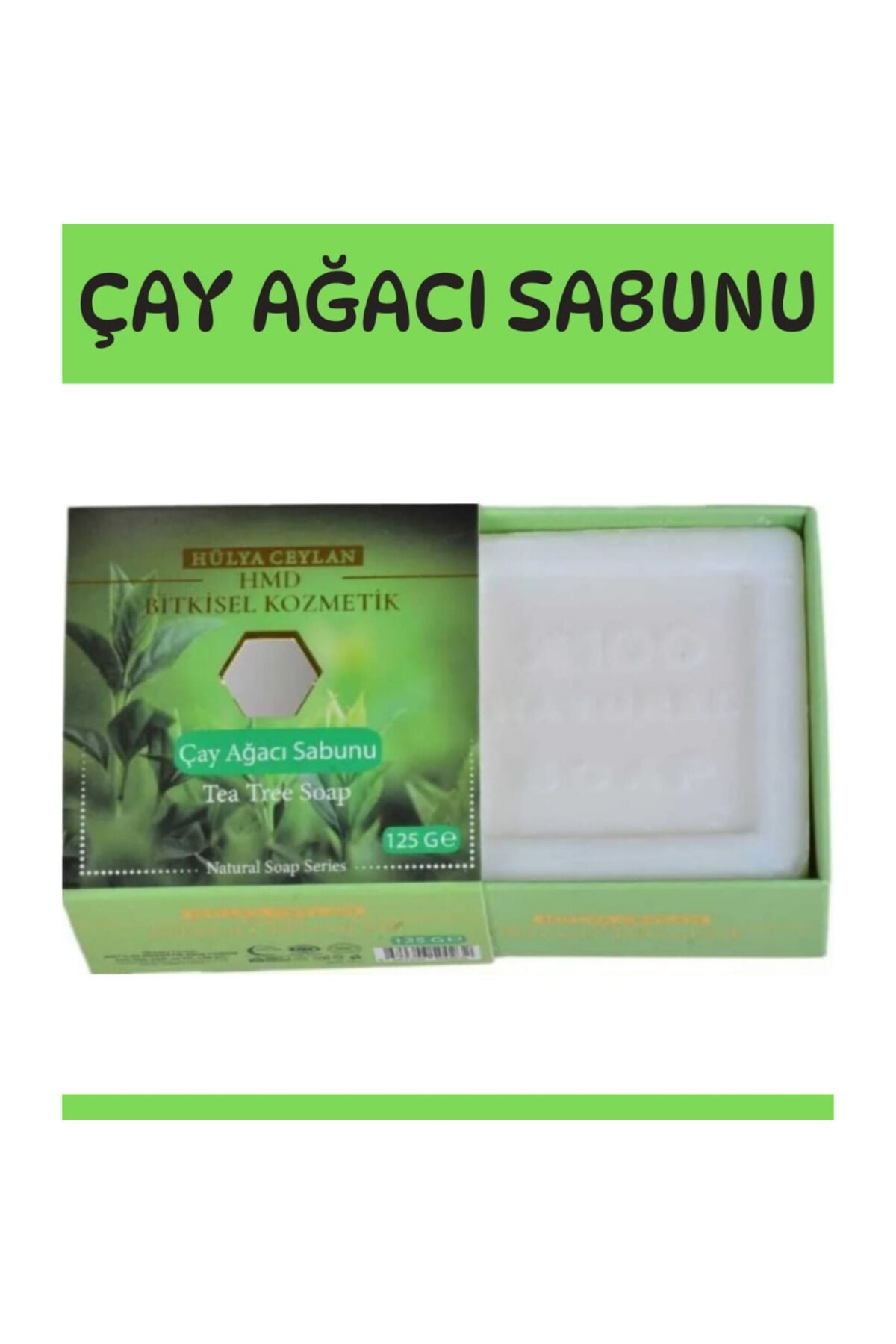 Çay Ağacı Sabunu 125 gr | Cilt ve Vücut Bakımı İçin Arındırıcı, Ferahlatıcı ve Gözenek Temizleyici Özel Sabun Seti
