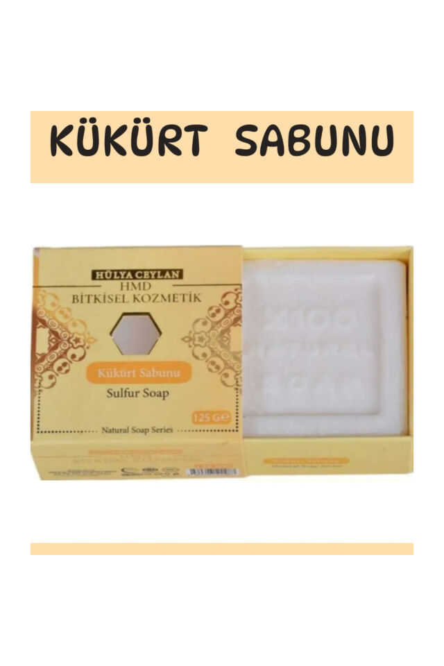 Kükürt Sabunu 2 x 125 gr | Cilt ve Vücut Bakımı İçin Derinlemesine Arındırıcı, Yağ Dengeleyici ve Gözenek Temizleyici Özel Sabun Seti