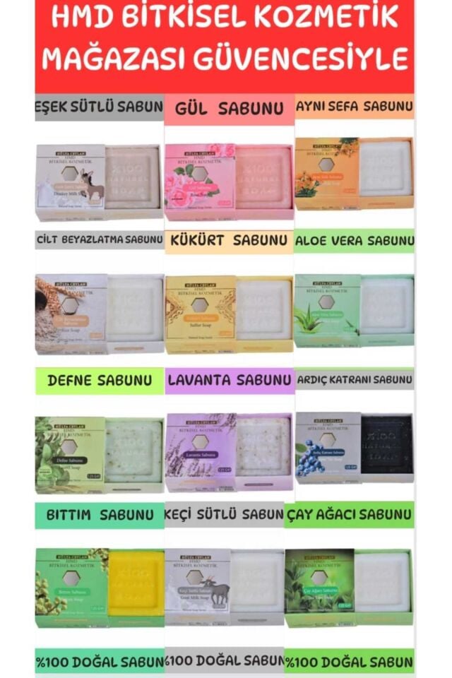 Aktif Karbon Doğal Sabun Seti (125 gr x 4 Adet) | Detoks Etkili Derinlemesine Arındırıcı Cilt Bakım Sabunu