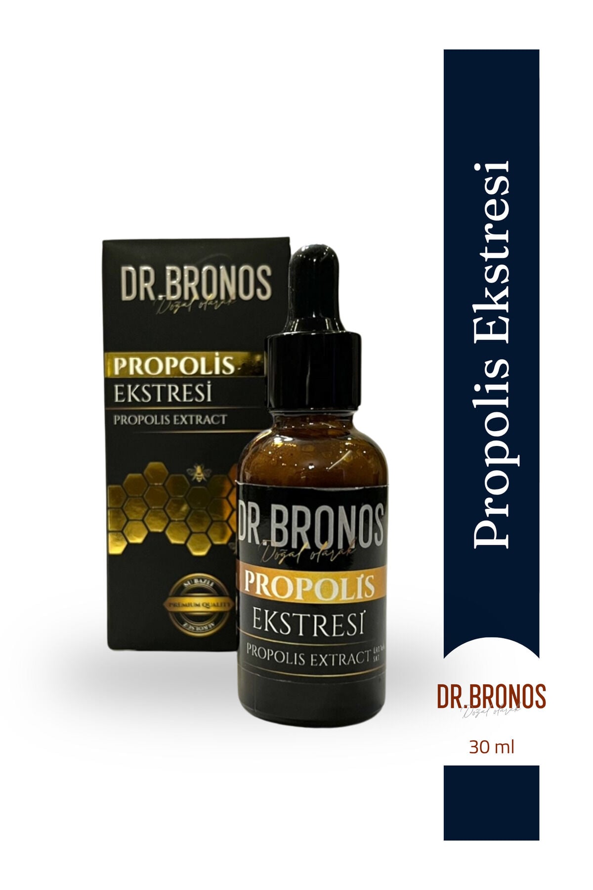 Propolis Ekstraktı 30 ml | Saf ve Doğal Bağışıklık Destekleyici Sıvı Ekstrakt