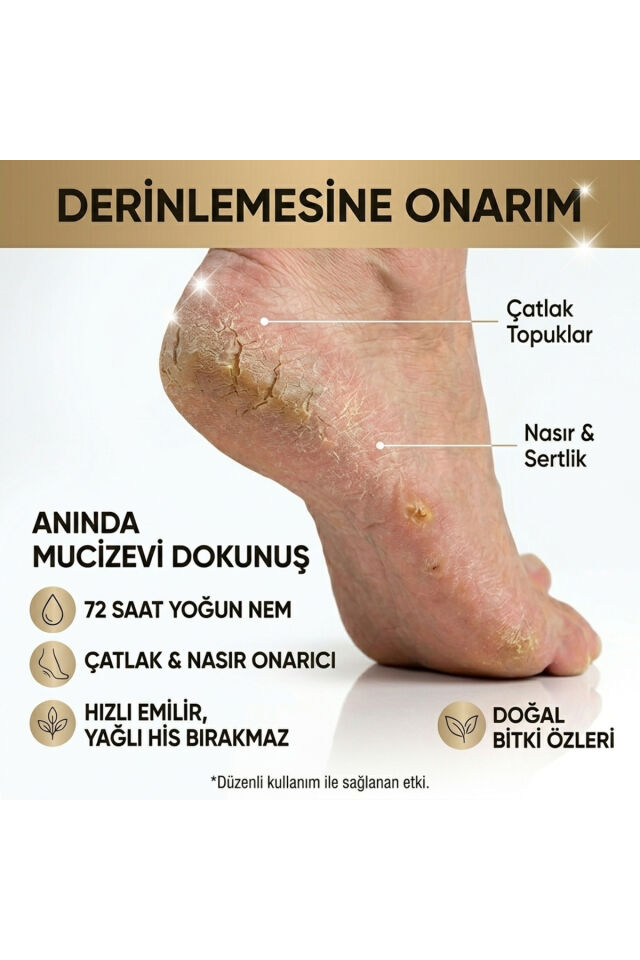 Ayak Bakım Kremi 150 ml-(KOKU-MANTAR-NASIR -KAŞINTI-ÇATLAK)