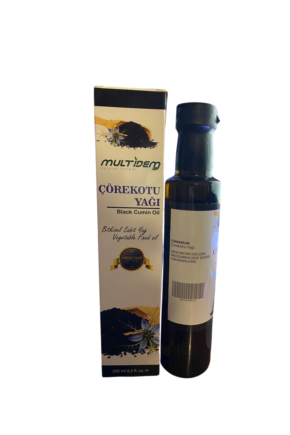 Çörek Otu Yağı 250 ml | Soğuk Sıkım, Gıda ve Cilt Kullanımına Uygun Bitkisel Yağ