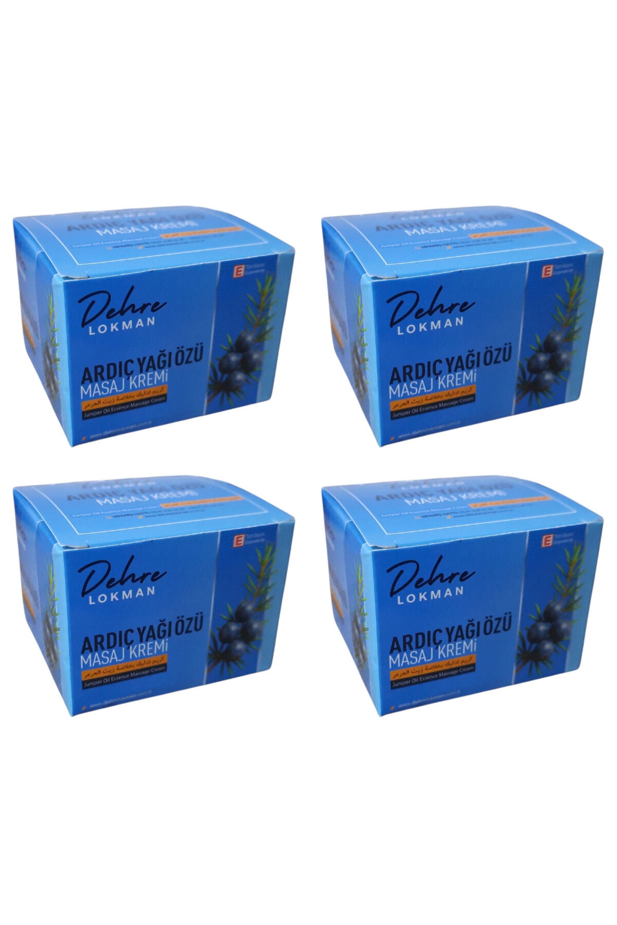 Ardıç Yağı Özlü Masaj Kremi 4 x 90 gr | Diz, Bel, Boyun ve Eklem Bölgeleri İçin Derinlemesine Rahatlatıcı, Isıtıcı ve Ferahlatıcı Özel Masaj Kremi Seti