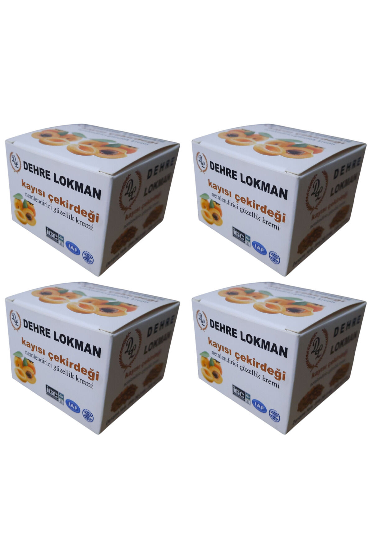 Kayısı Çekirdeği Yağlı Cilt Bakım Kremi 4 x 70 gr | Cildi Besleyen, Nemlendiren, Canlandırıcı ve Pürüzsüzleştirici Özel Bakım Kremi Seti