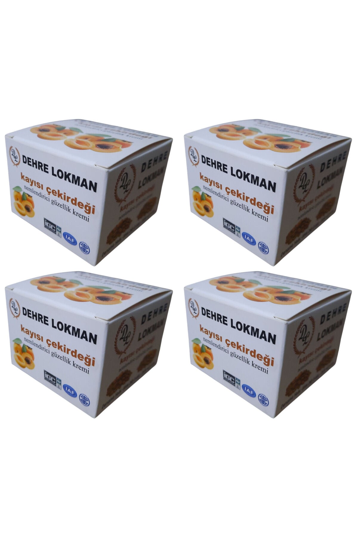 Kayısı Çekirdeği Yağlı Cilt Bakım Kremi 4 x 70 gr | Cildi Besleyen, Nemlendiren, Canlandırıcı ve Pürüzsüzleştirici Özel Bakım Kremi Seti