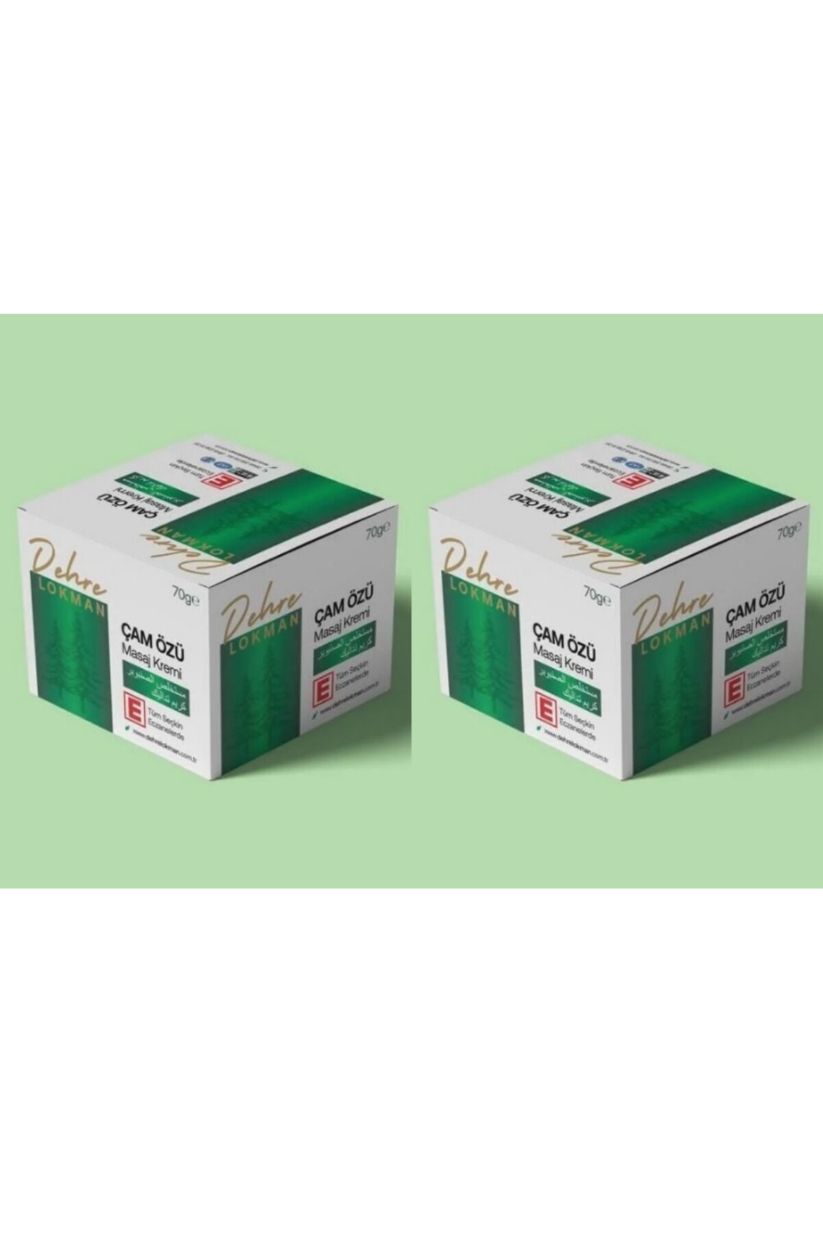 Çam Özü Yağlı Masaj Kremi 2 x 70 gr | Diz, Bel, Boyun ve Eklem Bölgeleri İçin Ferahlatıcı, Nefes Aldırıcı ve Rahatlatıcı Özel Masaj Kremi Seti