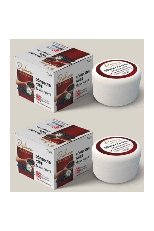Çörek Otu Yağlı Masaj Kremi 4 x 70 gr | Besleyici ve Rahatlatıcı Masaj Kremi Seti