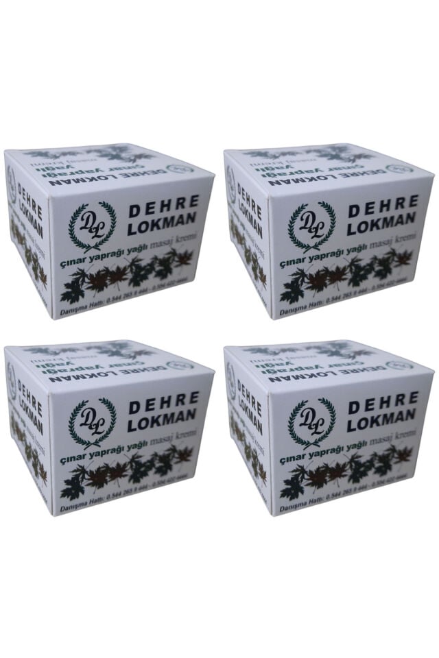 Dehre Lokman Çınar Yaprağı Yağlı Masaj Kremi 70 gr | Derinlemesine Rahatlatıcı ve Yatıştırıcı Masaj Kremi
