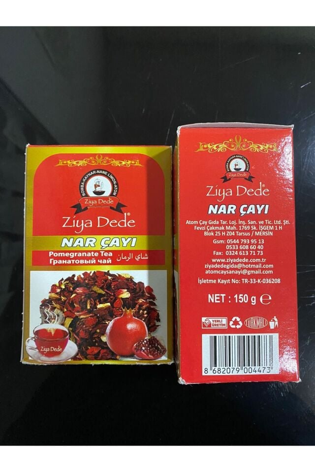 Ziya Dede Nar Çayı 150 gr | Antioksidan Deposu ve Bağışıklık Destekleyici Meyve Çayı