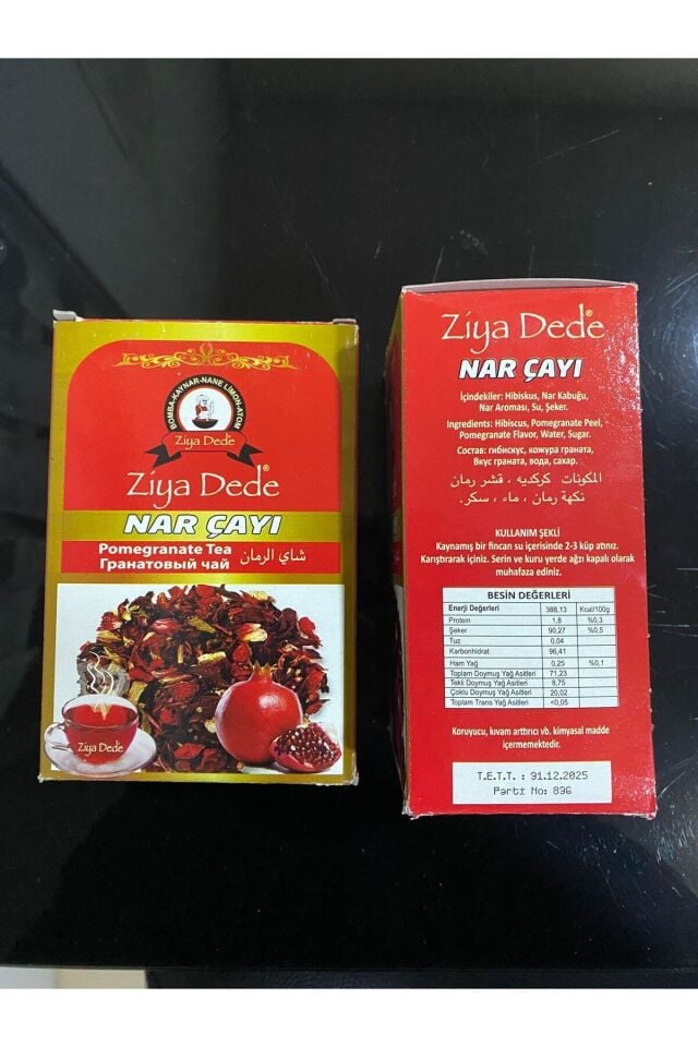 Ziya Dede Nar Çayı 150 gr | Antioksidan Deposu ve Bağışıklık Destekleyici Meyve Çayı