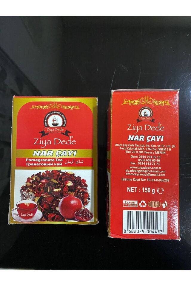 Ziya Dede Nar Çayı 150 gr | Antioksidan Deposu ve Bağışıklık Destekleyici Meyve Çayı