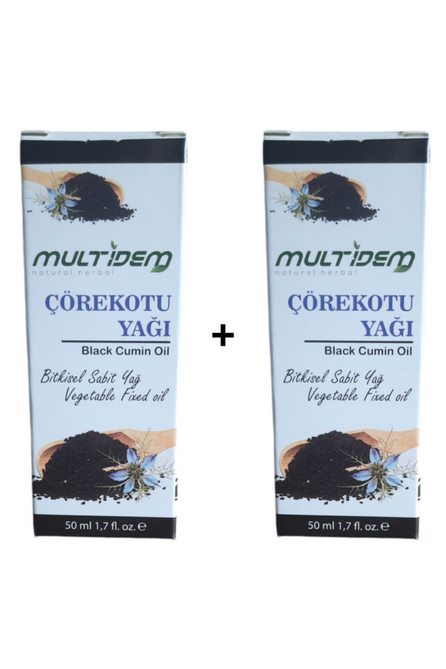 Çörek Otu Yağı 2 x 50 ml | Besleyici Çok Yönlü Cilt ve Saç Bakım Yağı Seti