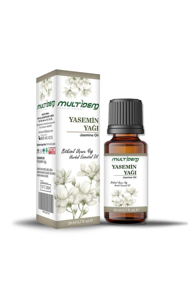Yasemin Yağı 2 x 20 ml | Rahatlatıcı, Büyüleyici Kokulu ve Besleyici Cilt Bakım Yağı Seti