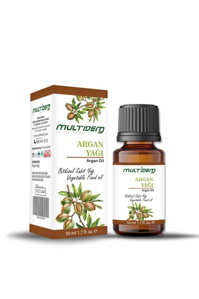 Argan Yağı 2 x 50 ml | Doğal ve Yoğun Besleyici Saç, Cilt ve Tırnak Bakım Yağı Seti