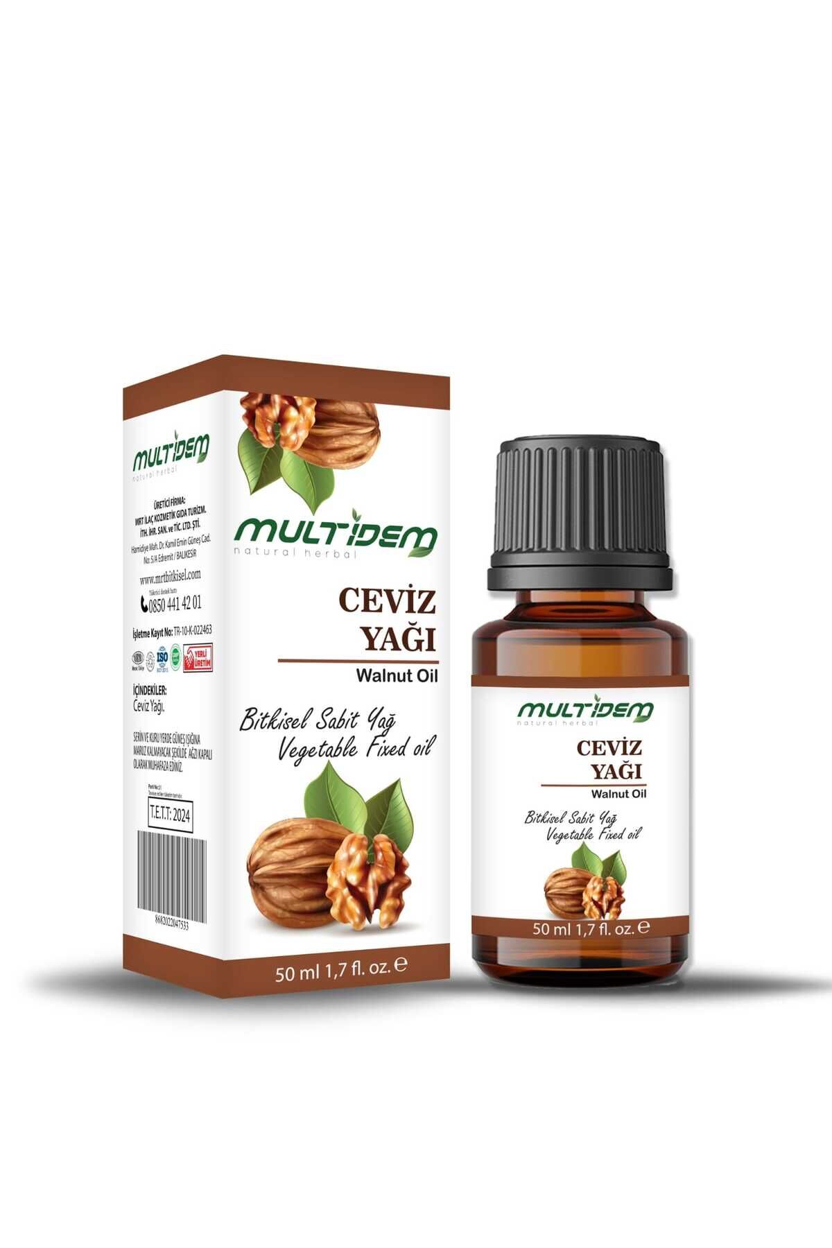 Ceviz Yağı 2 x 50 ml | Besleyici Saç & Cilt Bakım Yağı Seti