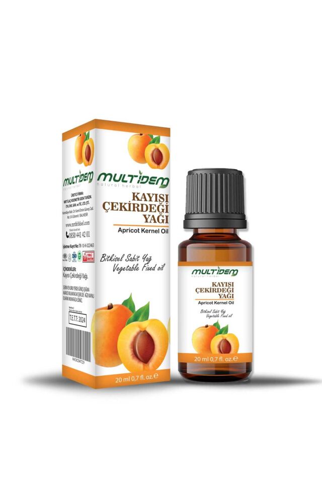 Kayısı Çekirdeği Yağı 2 x 20 ml | Doğal ve Besleyici Cilt & Göz Çevresi Bakım Yağı Seti