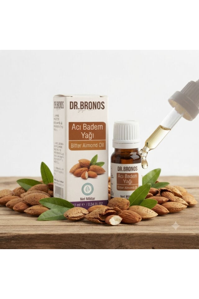%100 Saf Acı Badem Yağı 20 ml | Soğuk Sıkım Doğal Cilt & Saç Bakım Yağı (Bitter Almond Oil)