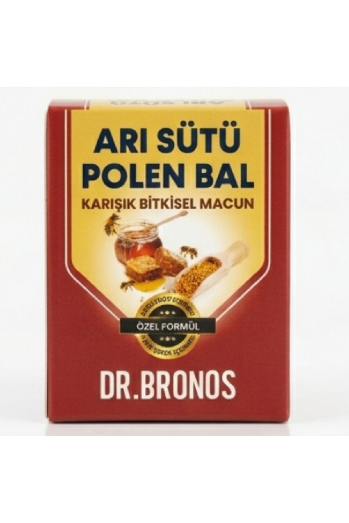 Arı Sütü Polen Bal Karışımlı Macun 240 gr - Bitkisel Güç & Doğal Enerji & Bağışıklık Macunu