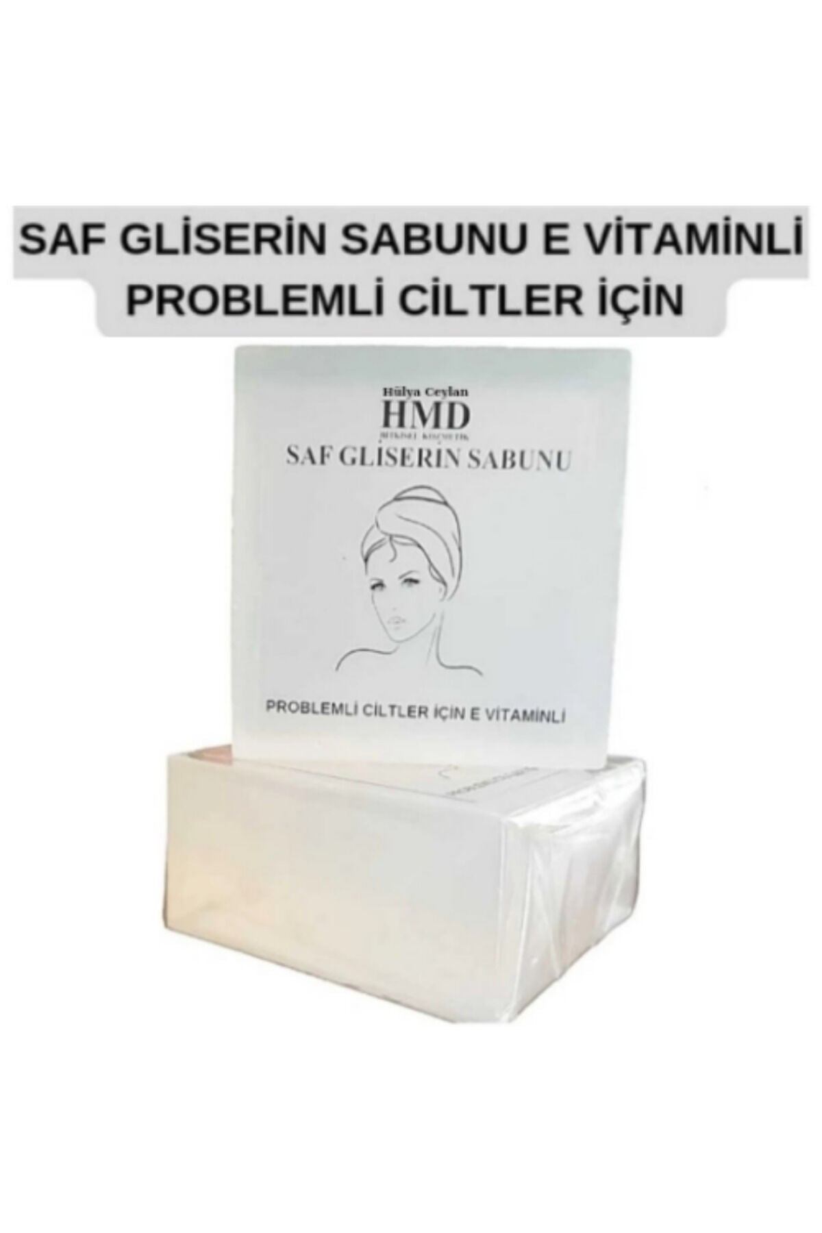 Saf Gliserin Sabunu 120 gr-E Vitaminli Problemli ciltler İçin Onarıcı,Besleyici,Nemlendirici Doğal Şeffaf